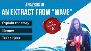 'Wave' by Sonali Deraniyagala: Unveiling the Story, Themes, and Techniques | O/L English Literature