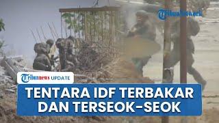 Hamas Rilis Video Tentara IDF Terseok-seok Kesakitan Ditembaki Militan, Jasad Zionis Diseret Rekan