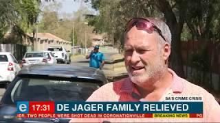 De Jager family relieved at Amy Leigh's return