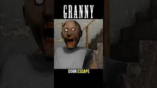 FIRST DAY GRANNY BEAT ME. 2nd DAYS DOOR ESCAPE | #shorts #granny #gaming #gameplay