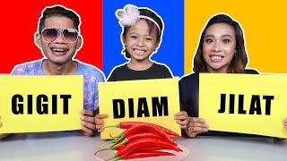 TANTANGAN JILAT GIGIT ATAU DIAM‼️ MAKAN CABE MULUT SAMPAI DOWER‼️