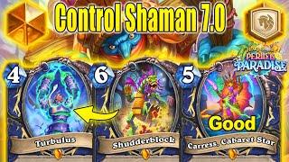 80% Winrate Best Control Shaman Deck That's So Fun  At Perils in Paradise Mini-Set | Hearthstone