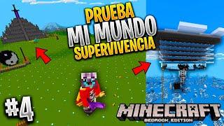  prueba MI MUNDO SUPERVIVENCIA para Minecraft Bedrock 1.21 | Minecraft Tecnico | #4 