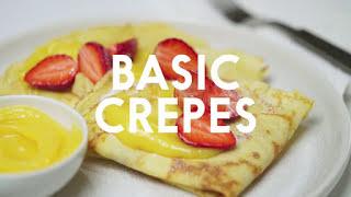 Test your skills with this basic crepe recipe | taste.com.au