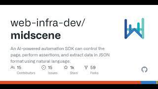 GitHub - web-infra-dev/midscene: An AI-powered automation SDK can control the page, perform asser...