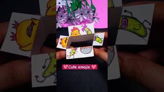 DIY emoji craft ideas  #emoji #emojimaking #papercrafts #paper #diy #paperart #cute