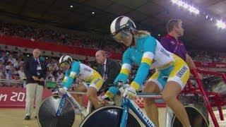 Cycling Track Women's Team Sprint Finals - Australia v Ukraine Bronze Medal- London 2012 Olympics