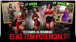 NOVINHAS DA BASE 20 ANOS vs. 17 ANOS MOSTRARAM SEU POTENCIAL!! | *treino de quadríceps*