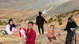 Mehdi's efforts in the mountains to find the parents of the child  found