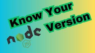 How To Check Node Version in Windows | Easy