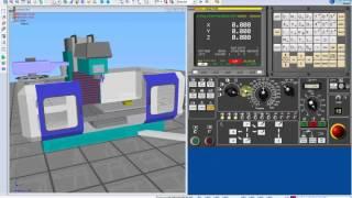 CNCSimulator - Урок 1. Включение и запуск станка CNC.