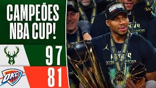 BUCKS beat THUNDER and are NBA CUP champions with GIANNIS ANTETOKOUNMPO's show | HIGHLIGHTS