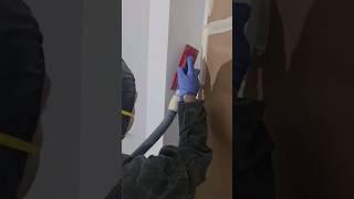 шлифовка откосов с пылеудалением аналог mirka #малярныеработы #ремонтсочи #сочи #шлифовкастен