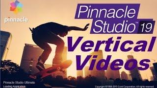 Pinnacle Studio 19 Vertical videos editing