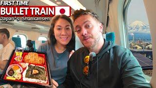 HOW TO RIDE the BULLET TRAIN in Japan! (Shinkansen & Bento Lunch Experience - Fastest Train)