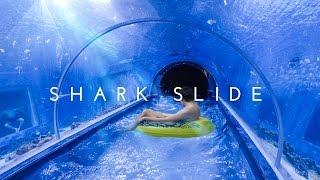 Awesome SHARK SLIDE at Aquapark Reda, Poland (POV)