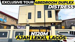 Distress Sale | 4 Bedroom Duplex House For Sale in Ajah Lekki Lagos | #N120M