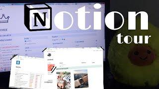 NOTION TOUR |Планирование в ноушн| Как планировать в notion | Моя система планирования | Ежедневник