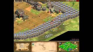 Age of Empires II - Online Commentary Battle - Chinese Palisade Rush