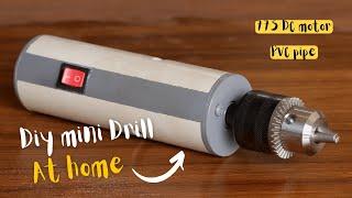 How to Make a Powerful Drill Dremel Tool using 775 Motor and PVC Pipe