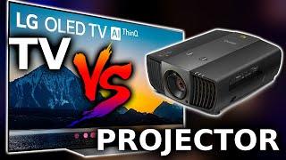 TV vs PROJECTOR in 2021! | How To Choose The BEST Home Theater Display