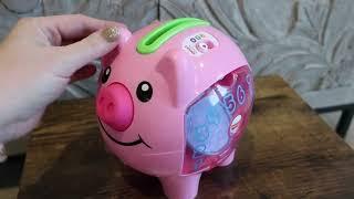 Fisher-Price Smart Stages Piggy Bank Review | Educational Toy Unboxing & Demo 