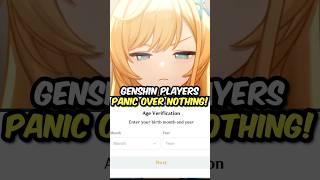 Genshin Impact Players Panicked Over Nothing!