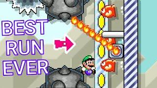 This Was My NEW BEST RUN — Mario Maker 2 Super Expert (No-Skips)