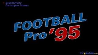 Front Page Sports: Football Pro '95 gameplay (PC Game, 1995)