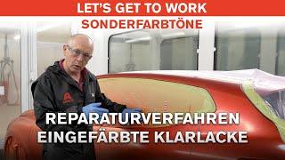 SonderfarbtöneReparaturverfahren eingefärbte Klarlacke