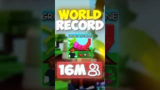 WORLD RECORD ACTIVE PLAYERS In GROW A GARDEN! #growagarden #roblox #shorts
