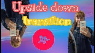 Трюк с переворотом в мюзикали/ Upside down transition в musically