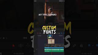 How to install custom fonts in DaVinci Resolve #videoeditingsoftware #tutorial #davinciresolve