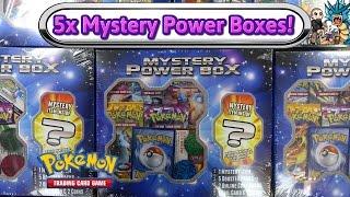 Opening 5x Mystery Power 1 Walmart Boxes! Pokemon TCG unboxing