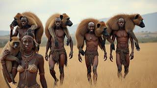 WILD Baboon HUNT with Africa's FEARLESS Hadzabe Tribe Hunters! 2024