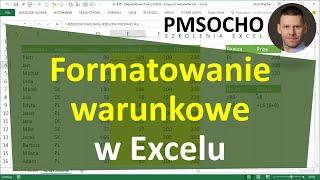 EXCEL - Formatowanie warunkowe