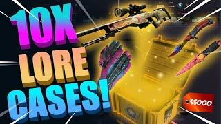 I opened TEN Lore cases ($5000+)! | KeyDrop CSGO Gambling | AnoN