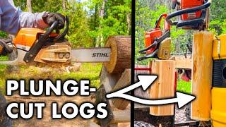Why Pay for These?!  Making ATV Chainsaw Carriers from Logs. ep242