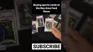 Buying sports cards at the Bay Area Card Show #sportscards #cardshows #cards