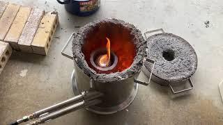 Melting Cans in a Forge