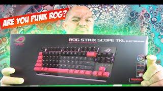 Asus ROG Strix Scope TKL Electro Punk - RGB Gaming Keyboard Unboxing