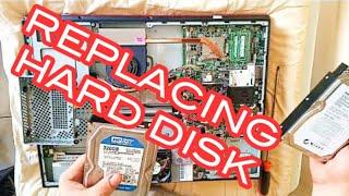 HOW TO REPLACE/CHANGE HARD DISK IN ALL IN ONE NEC JAPAN COMPUTER/PC/DESKTOP/ 2021