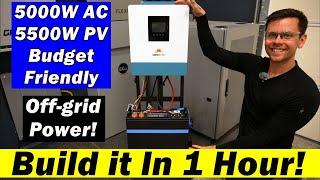 Build a 5,000W Off-grid Solar System in 1 Hour