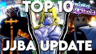 Top 10 Must Have Units In Jojo Anime Last Stand Update!