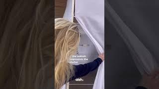 The sukkah is a temporary hut built for Sukkot 