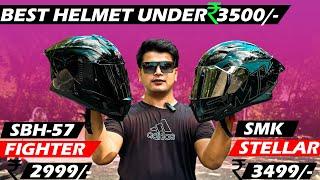 Steelbird Viral Helmet SBH 57 Fighter vs SMK Viral Helmet SMK Stellar Best Helmet Under 4000?