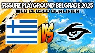 GREECE vs TEAM SECRET | WHAT A GAME 2 !! Fissure Play 2025: WEU Closed Qualifier