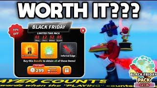 New BLACK FRIDAY PACK Showcase In Roblox Blade Ball