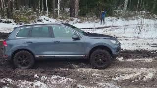 Touareg offroad @ Vanilla 4x4 by 4x4overland.lv 25.02.2023.