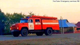 Russian Fire truck ZIL-130 (возвращение 19:01)